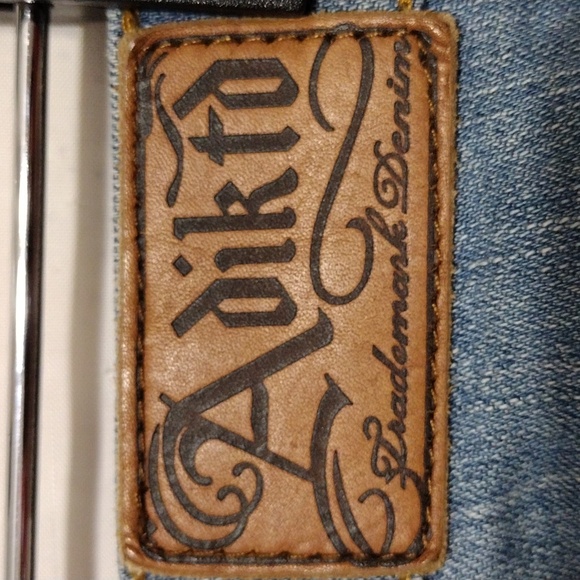 Adiktd Light Acid Wash Low Rise Straight Leg Blue Denim Jeans 6, W 29 Streetwear - Picture 10 of 17